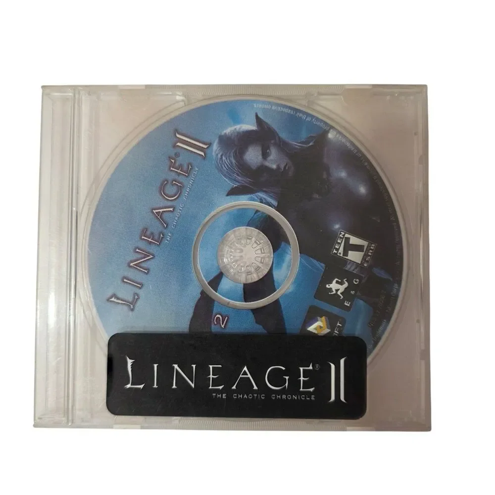 Lineage II The Chaotic Chronicle Disc 2‎ Only PC CD-ROM MMORPG NCSoft Game
